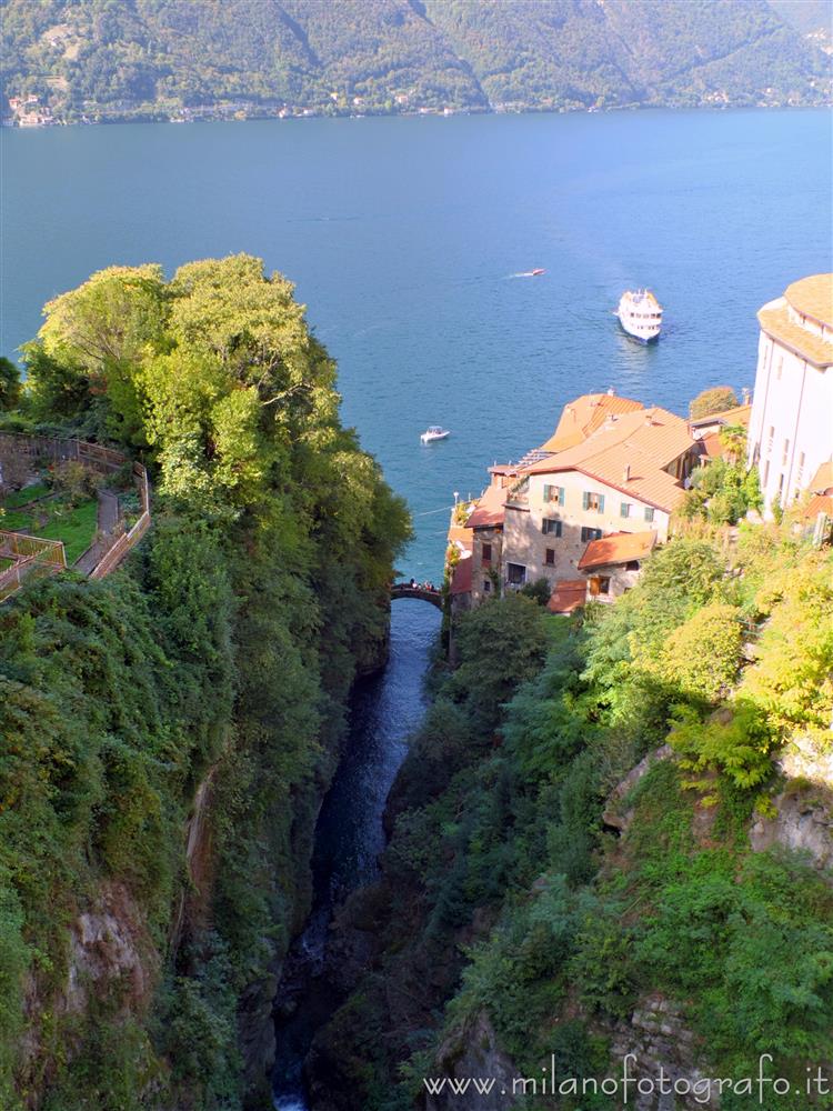 Nesso (Como) - L'orrido di Nesso visto dalla strada provinciale